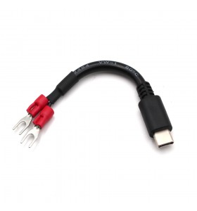 10Cm 20Awg Type C Usb C To Harpoon/Fish Fork/Fish Spear/Fishgig,U Terminal Charging Cable